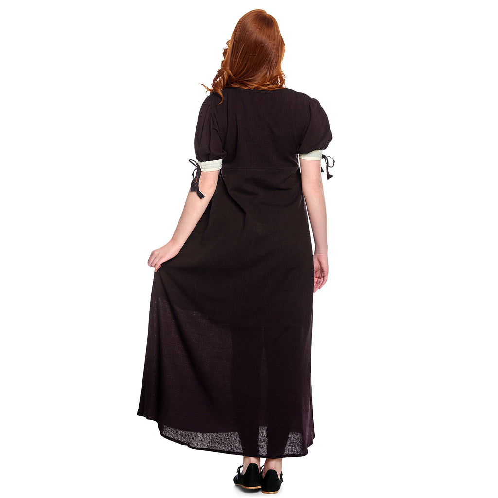 Produktbild Mittelalter Sommer Kleid Lysa braun-beige