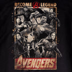 Produktbild Avengers - Become A Legend Poster T-Shirt schwarz