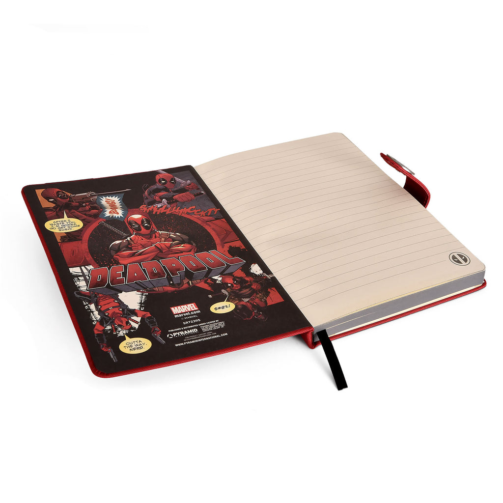 Produktbild Deadpool - Splatter Logo Premium Notizbuch A5