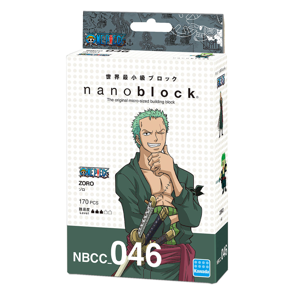 Produktbild One Piece - Zoro nanoblock Mini Baustein Figur