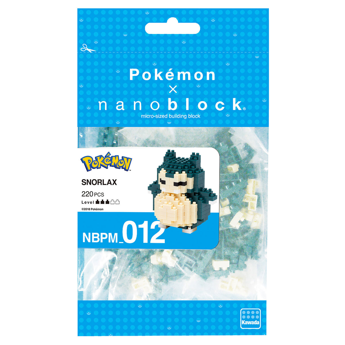 Produktbild Pokemon - Relaxo nanoblock Mini Baustein Figur