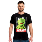 Produktbild Muppets - Kermit Poster T-Shirt schwarz