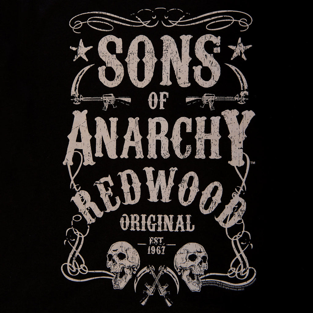 Produktbild Sons of Anarchy - Redwood Original Est. 1967 T-Shirt schwarz