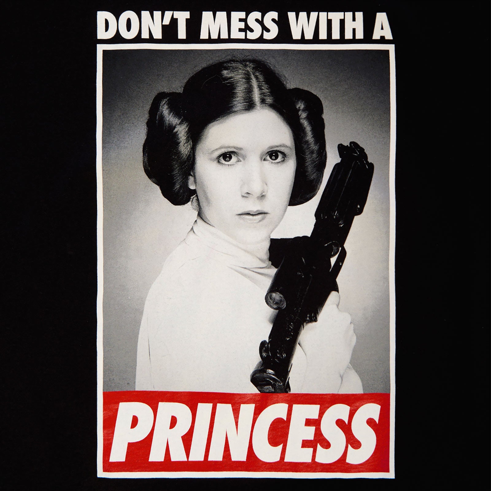 Produktbild Star Wars - Leia Don't Mess With a Princess T-Shirt schwarz