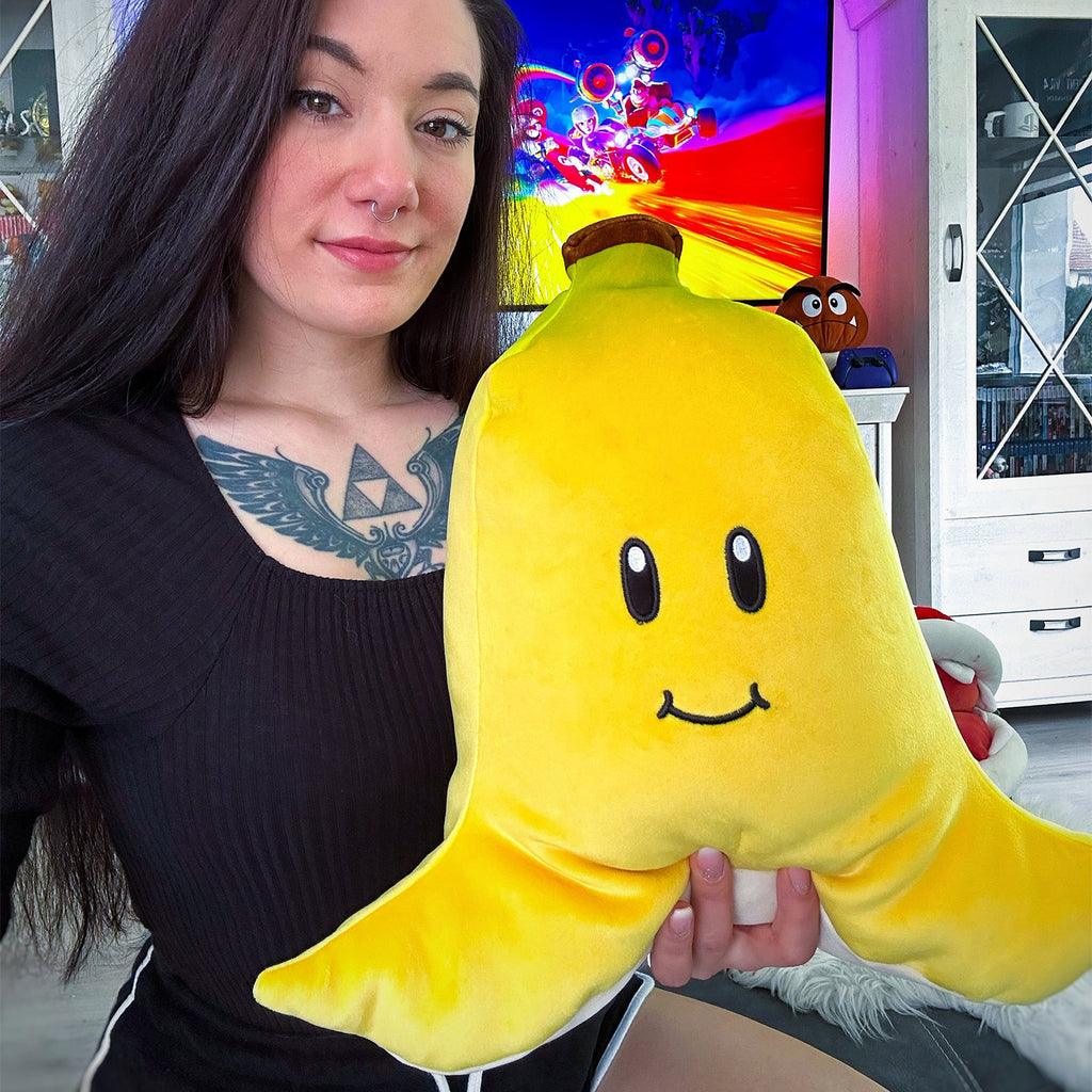 Super Mario - Banane Plüsch Figur XL