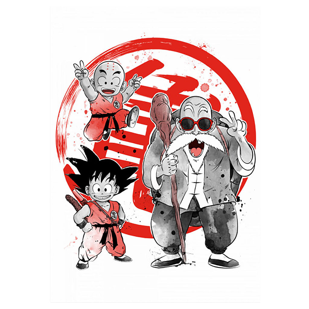 Kame School Metall Poster für Dragon Ball Fans