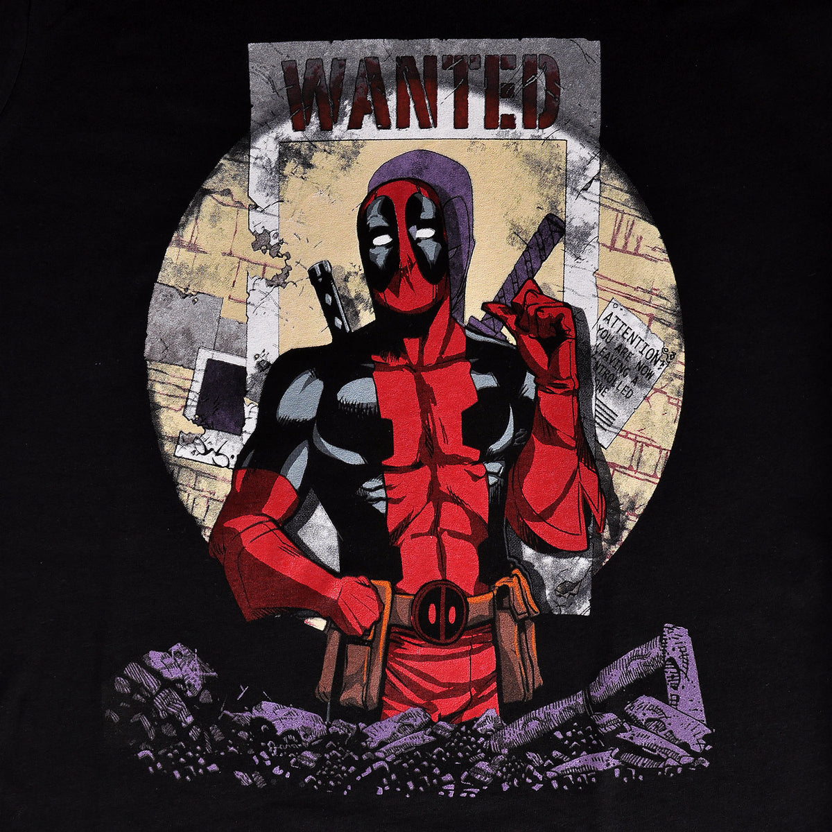 Produktbild Deadpool - Wanted T-Shirt schwarz
