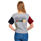 Produktbild Harry Potter - Hogwarts Crop Top Damen grau