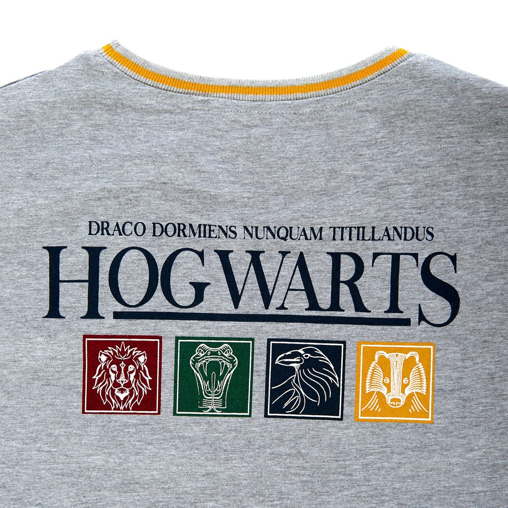 Produktbild Harry Potter - Hogwarts Crop Top Damen grau