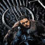 Produktbild Game of Thrones - Jon Snow For The Throne T-Shirt schwarz