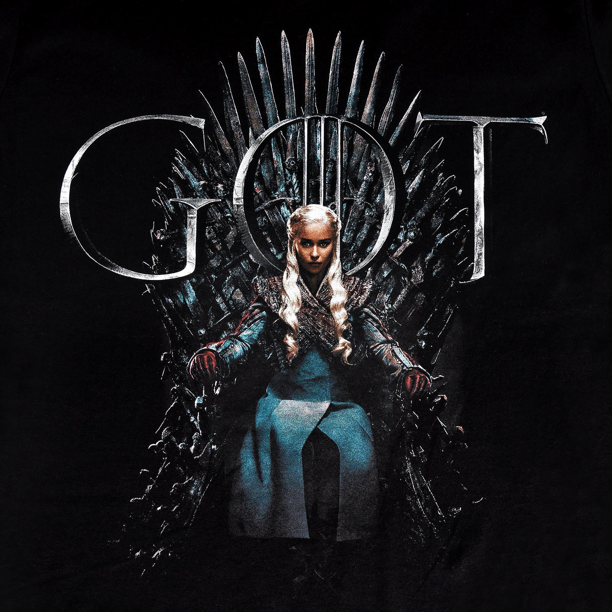 Produktbild Game of Thrones - Daenerys For The Throne T-Shirt schwarz