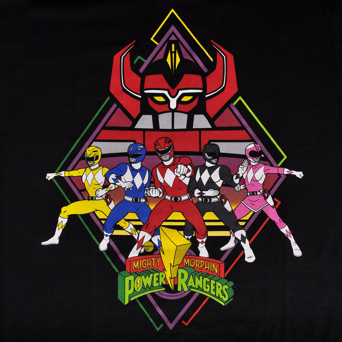 Produktbild Power Rangers - Team T-Shirt schwarz