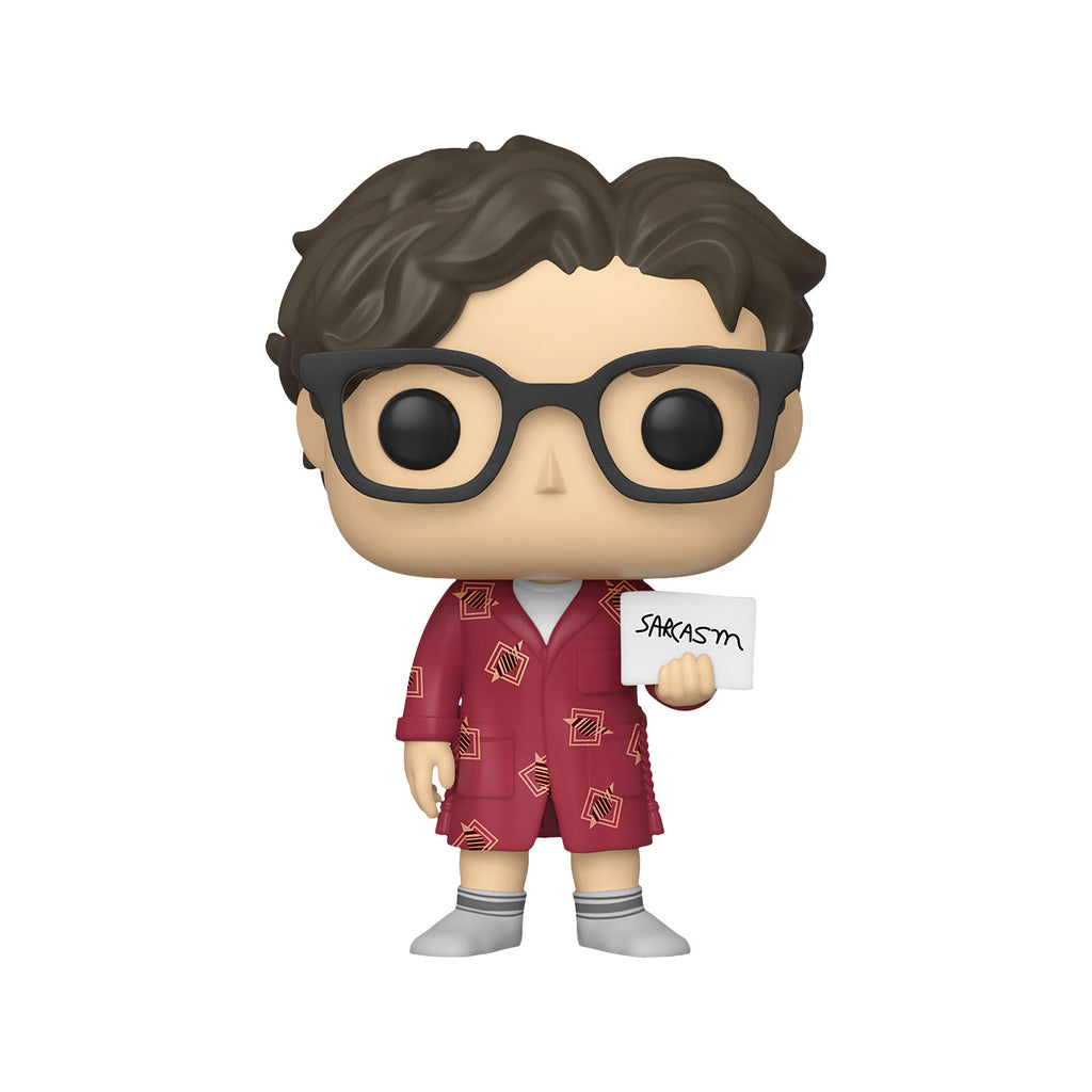 Produktbild Big Bang Theory - Leonard Hofstadter mit Sarkasmus Schild Funko Pop Figur