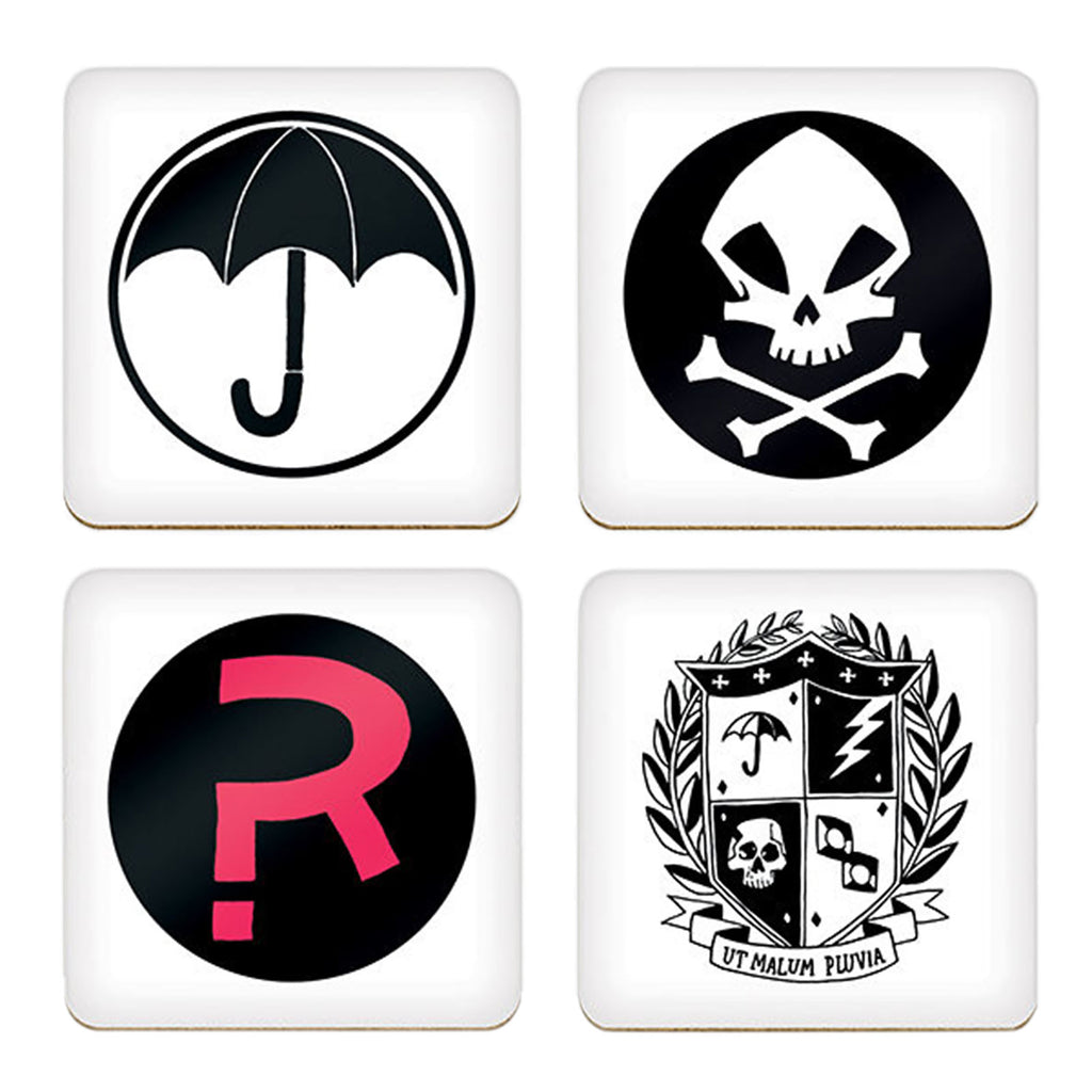 Produktbild The Umbrella Academy - Symbols Untersetzer 4er Set