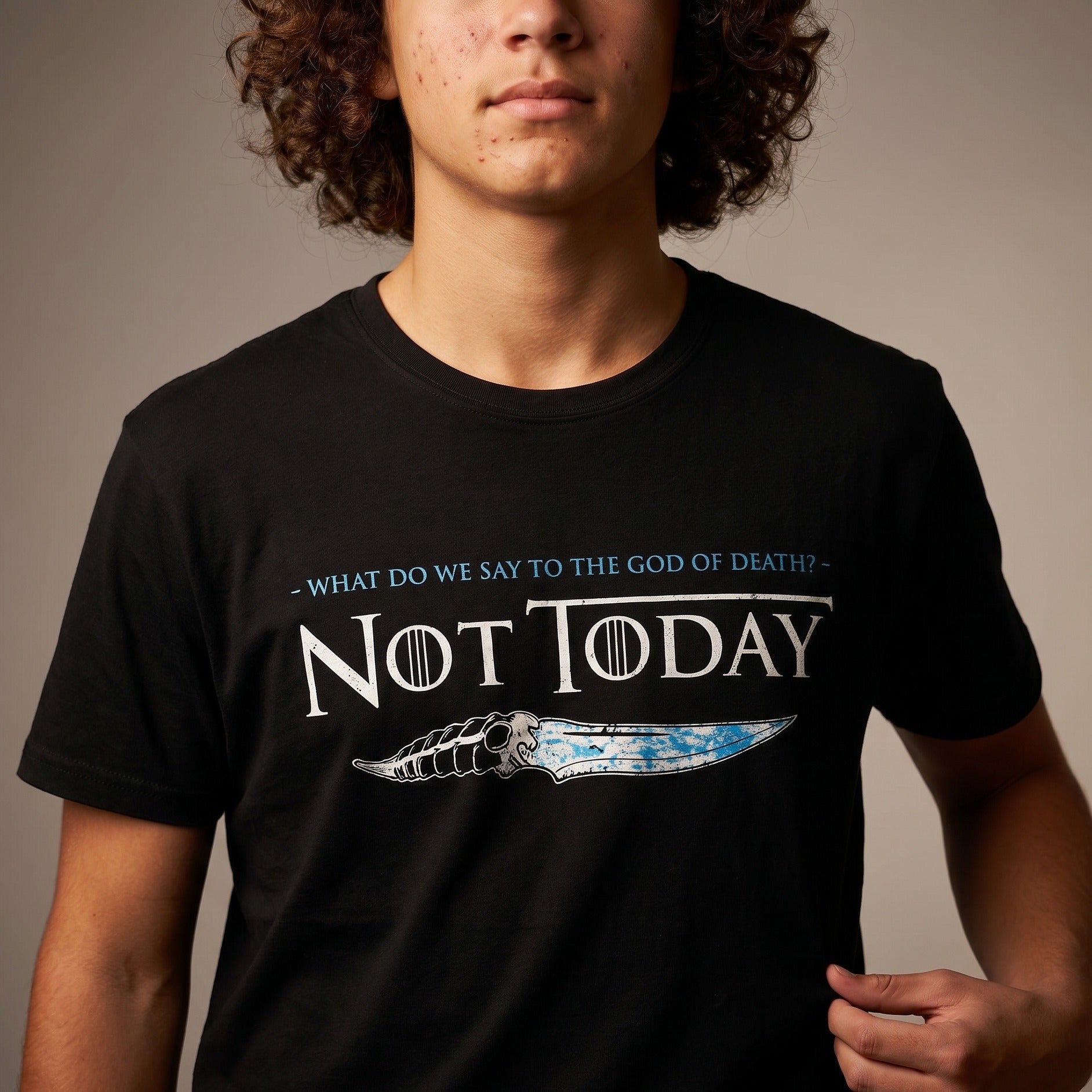 Produktbild Not Today T-Shirt für Game of Thrones Fans schwarz