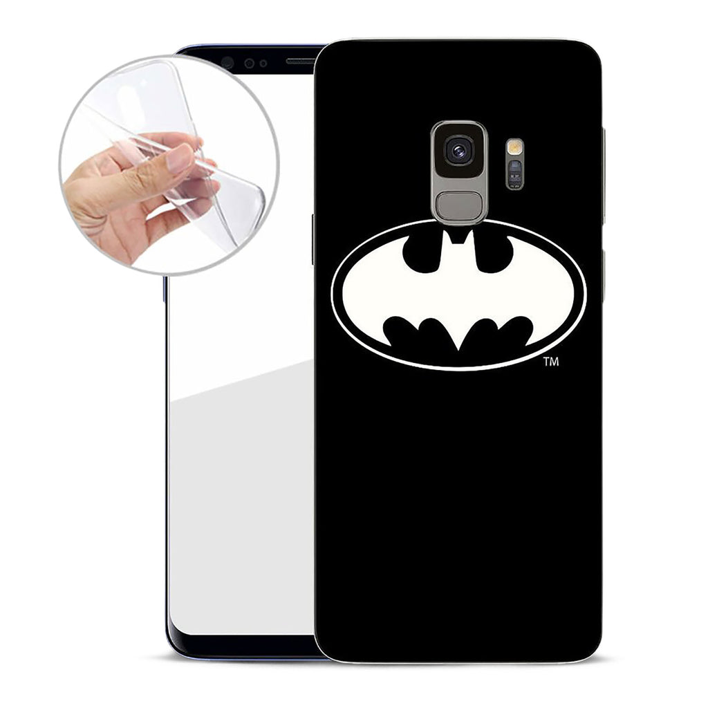 Produktbild Batman - Logo Samsung Galaxy S9 Handyhülle Silikon schwarz