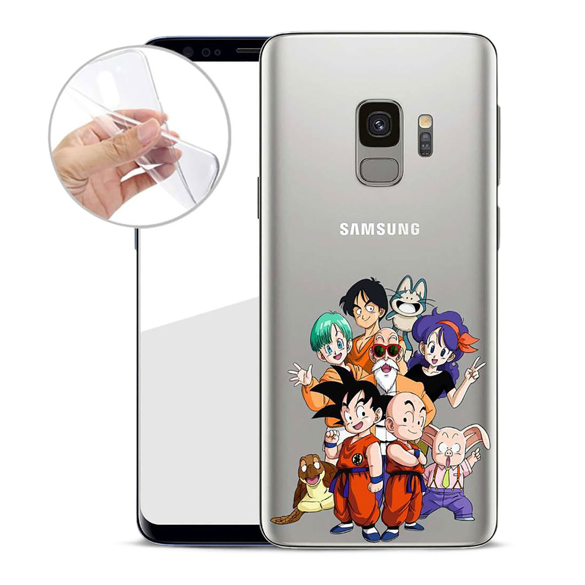 Produktbild Dragon Ball - Characters Samsung Galaxy S9 Handyhülle Silikon transparent