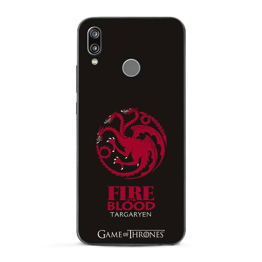 Produktbild Game of Thrones - Targaryen Wappen Huawei P20 Lite Handyhülle Silikon schwarz