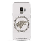 Produktbild Game of Thrones - Stark Wappen Samsung Galaxy S9 Handyhülle Silikon weiß