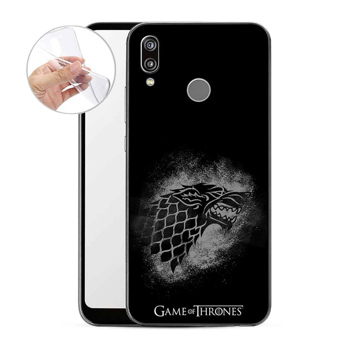 Produktbild Game of Thrones - The North Remembers Huawei P20 Lite Handyhülle Silikon schwarz