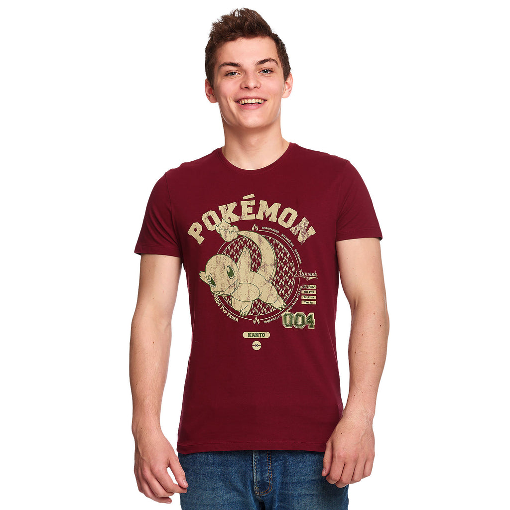 Pokemon - Glumanda T-Shirt rot