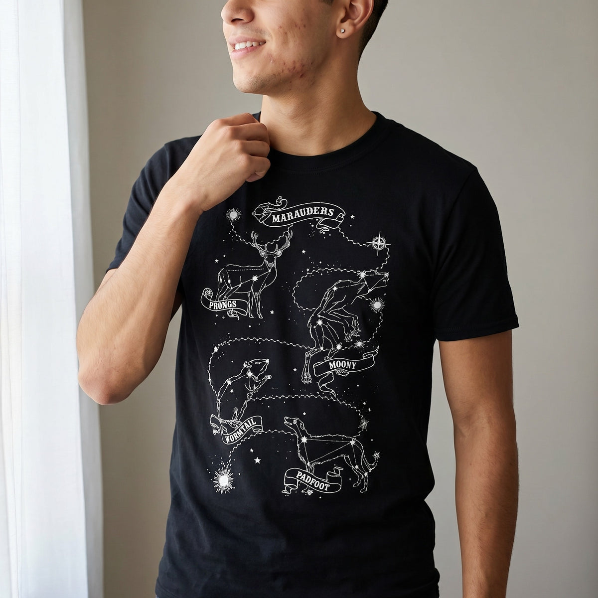 Produktbild Harry Potter - Marauders Astrology T-Shirt schwarz