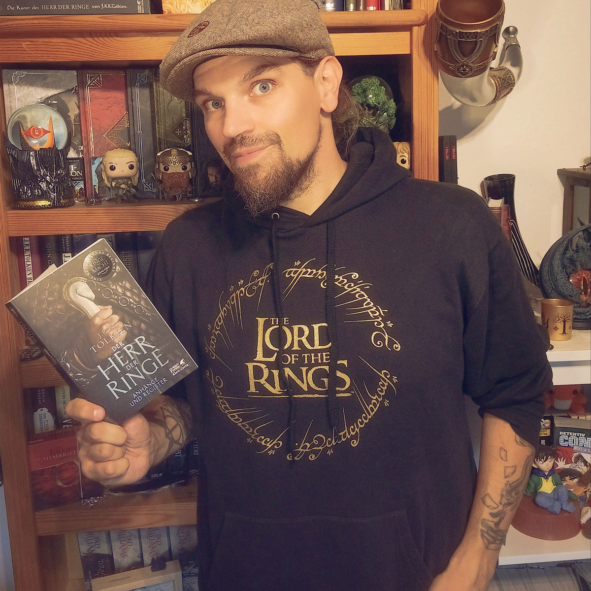 Produktbild Der Herr der Ringe - Der Eine Ring Hoodie schwarz