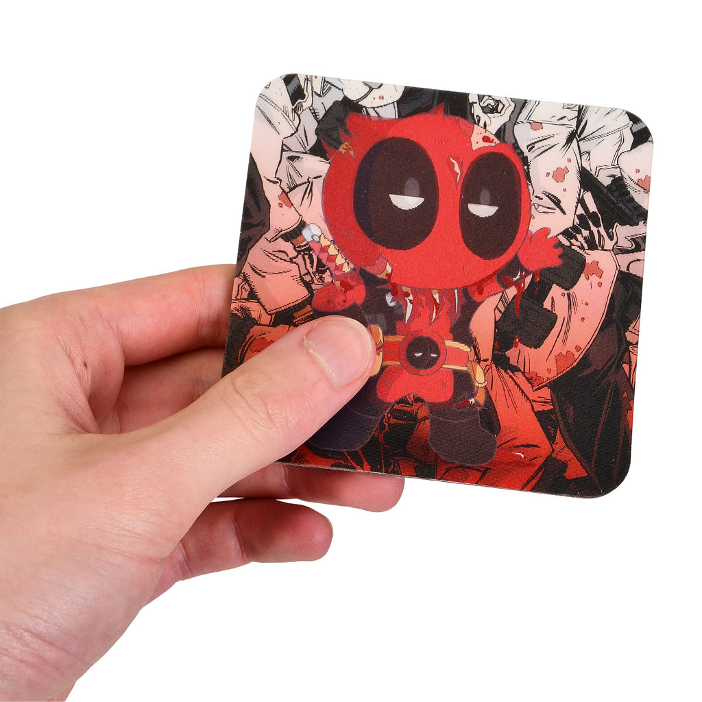 Produktbild Deadpool 3D Untersetzer 4er Set