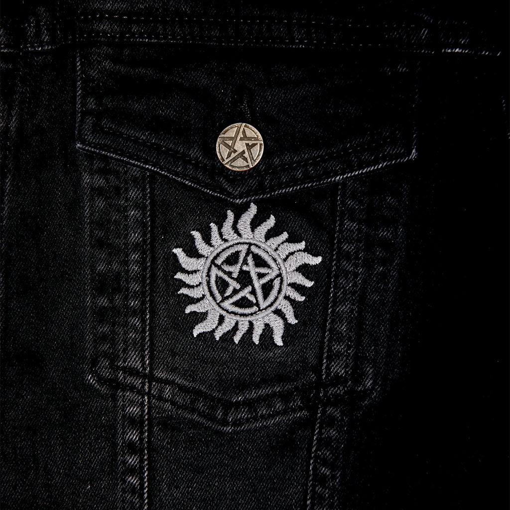 Produktbild Supernatural - Teufelsfalle Jeansjacke Damen schwarz