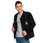 Produktbild Harry Potter - Hogwarts Wappen Jeansjacke schwarz
