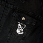 Produktbild Harry Potter - Hogwarts Wappen Jeansjacke schwarz
