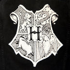 Produktbild Harry Potter - Hogwarts Wappen Jeansjacke schwarz