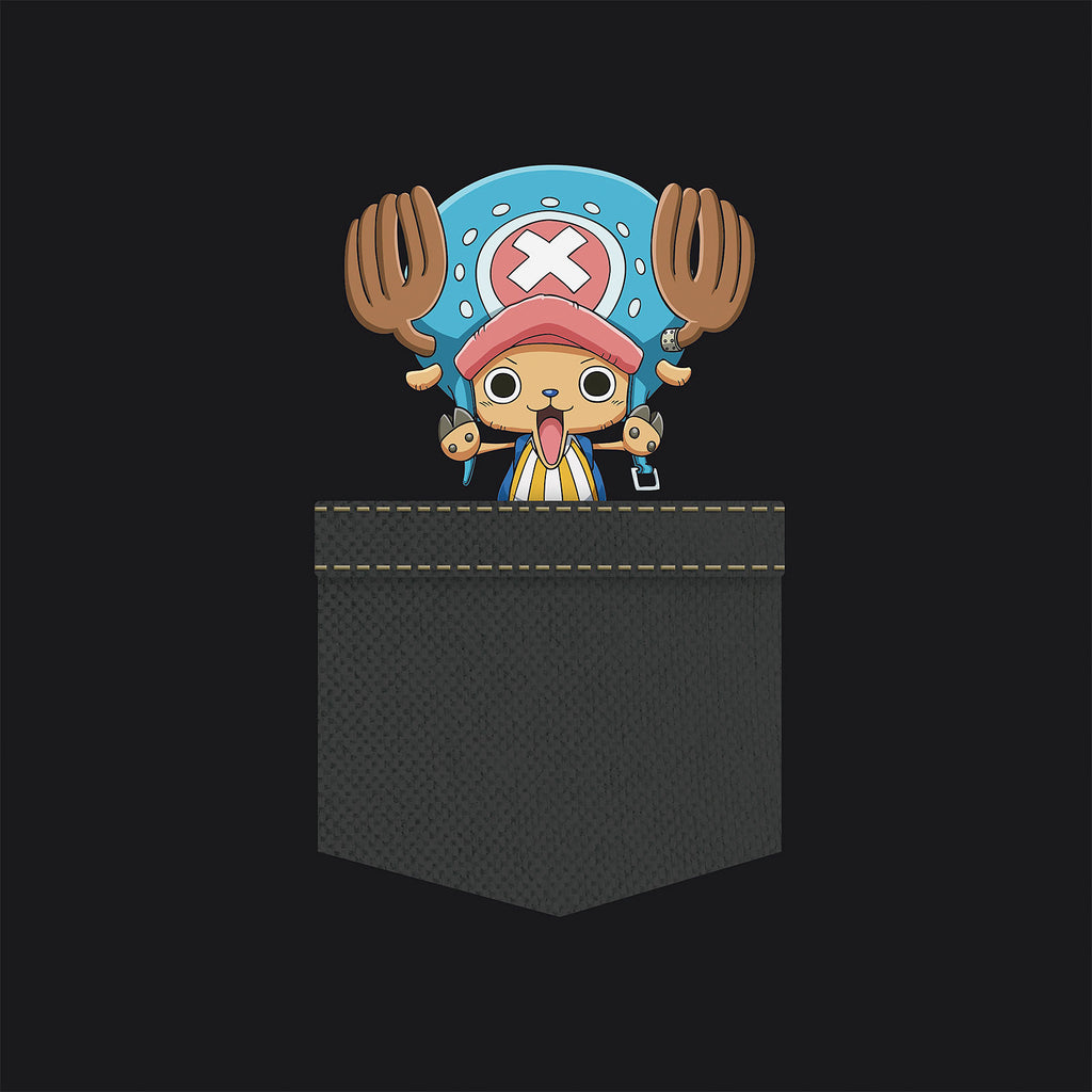 Produktbild One Piece - Pocket Chopper T-Shirt schwarz