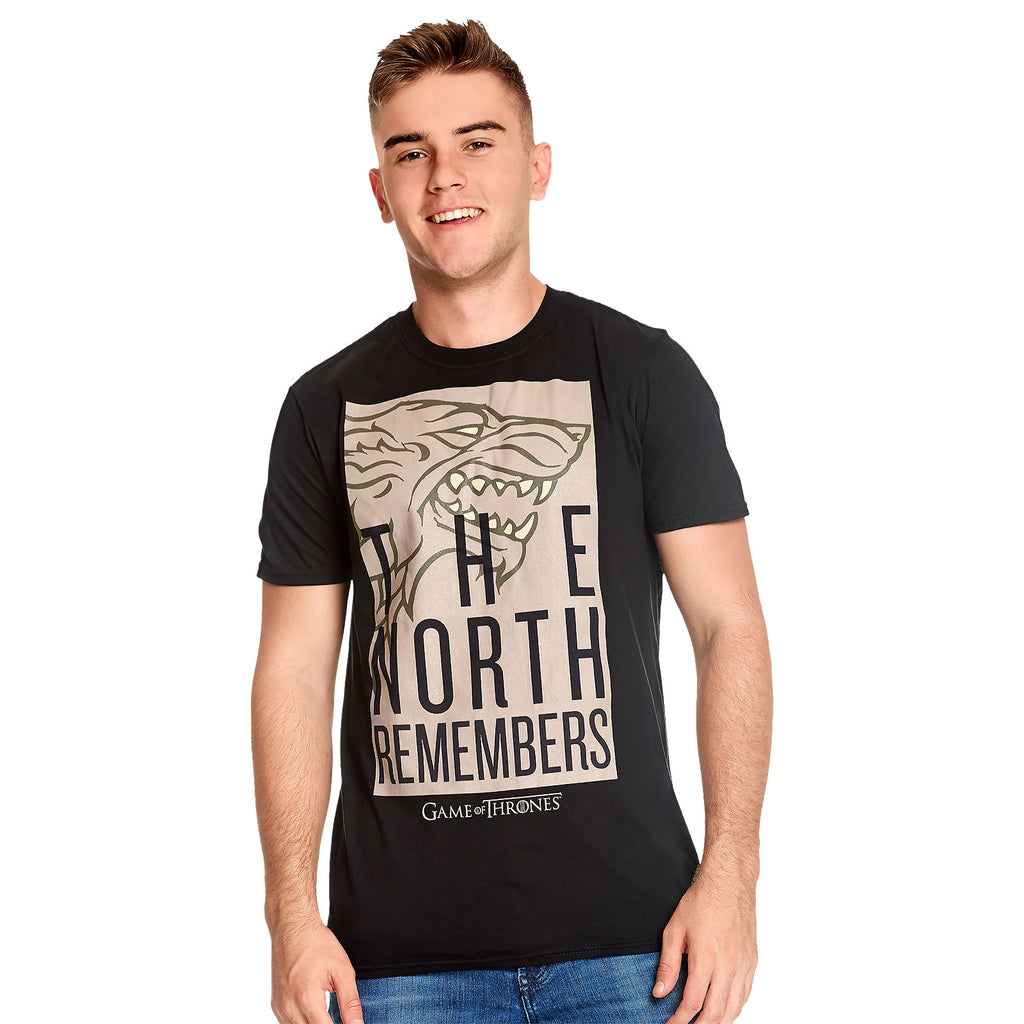 Produktbild Game of Thrones - The North Remembers Stark T-Shirt schwarz