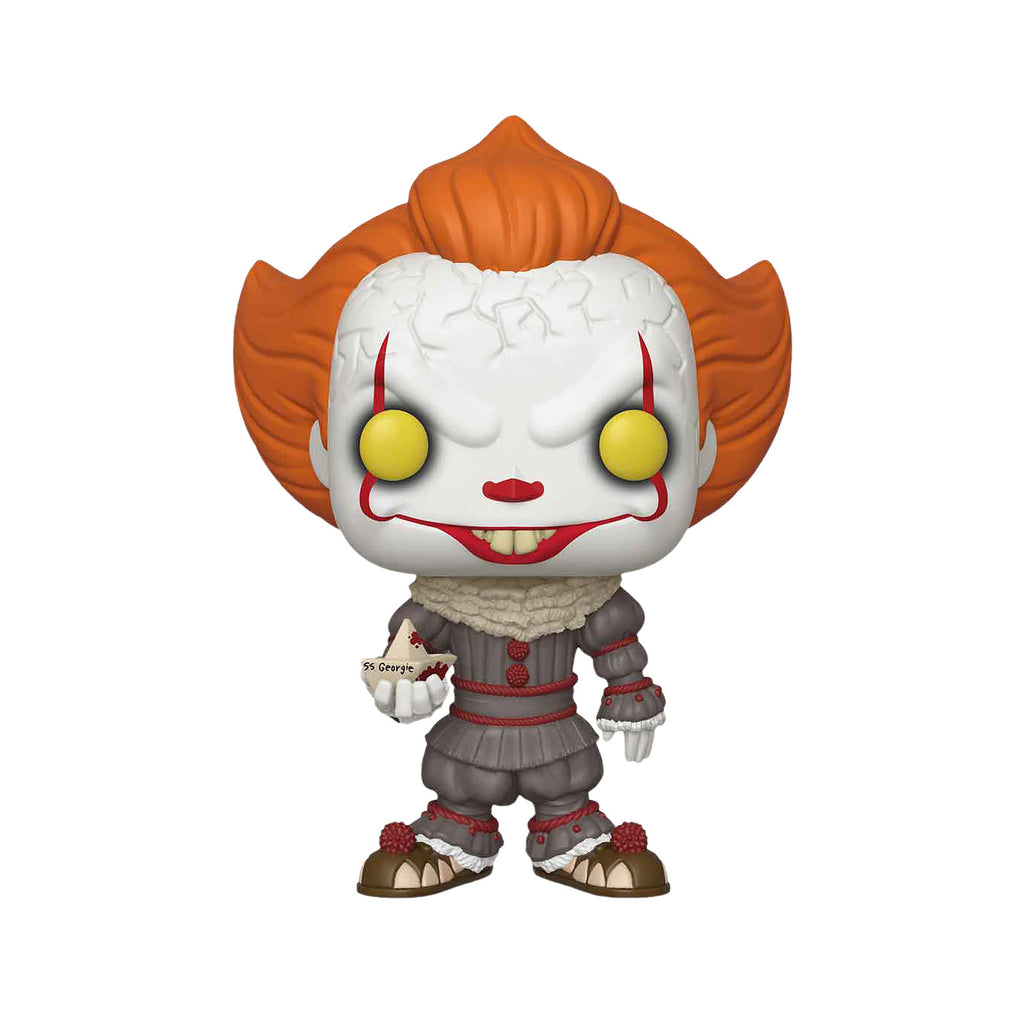 Produktbild Stephen Kings ES - Pennywise mit Schiffchen Funko Pop Figur 25 cm