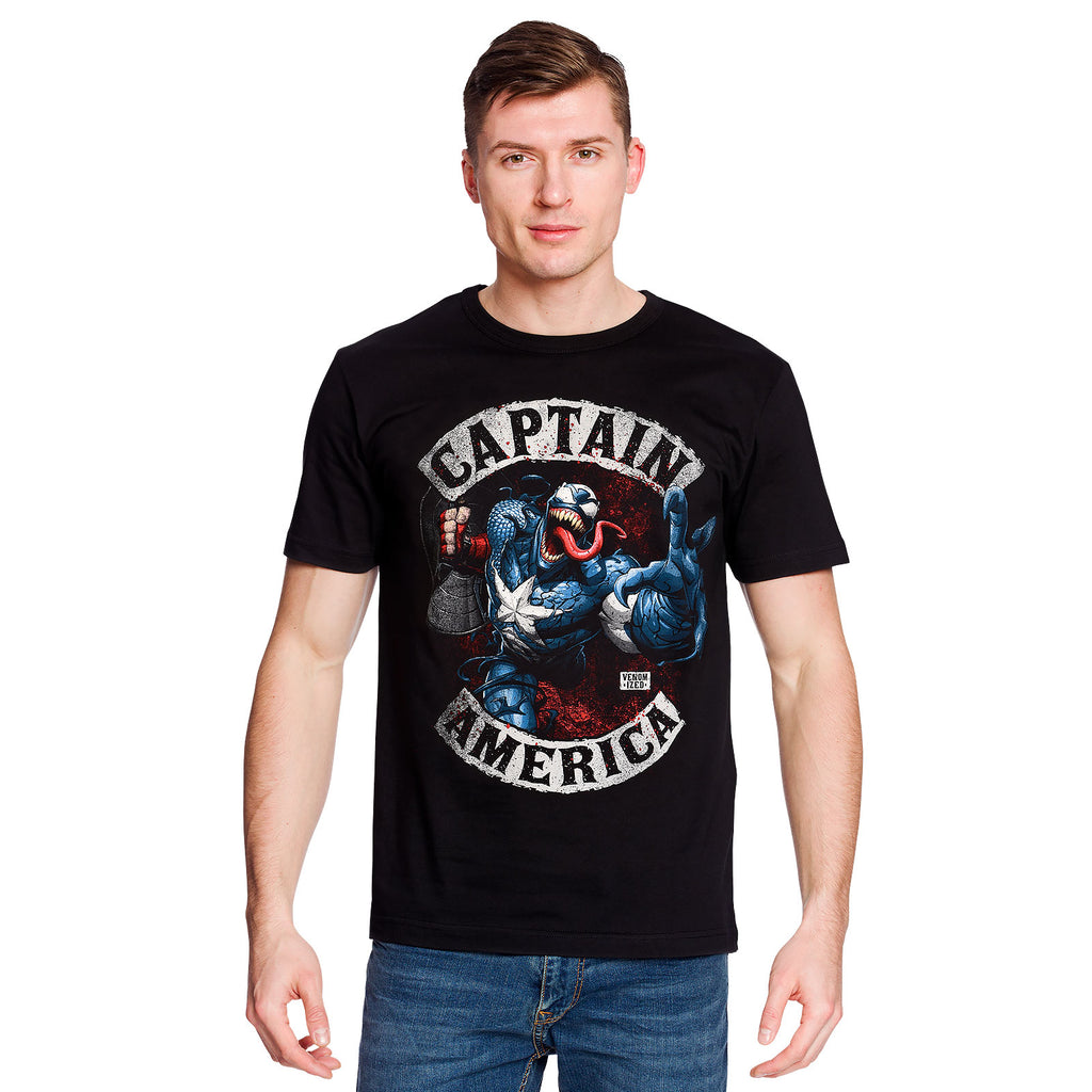 Produktbild Captain America - Venomized T-Shirt schwarz