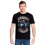 Produktbild Captain America - Venomized T-Shirt schwarz