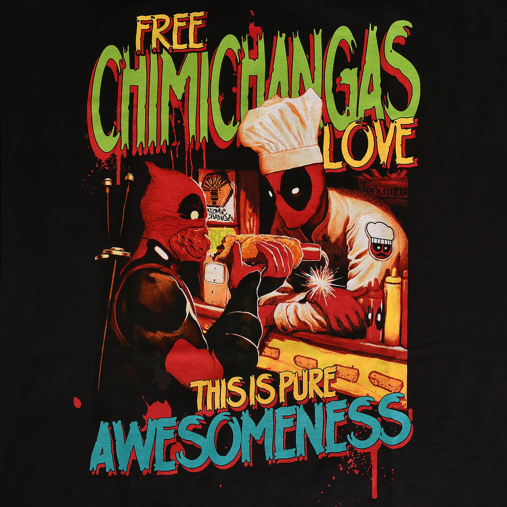 Produktbild Deadpool - Chimichangas Love T-Shirt schwarz