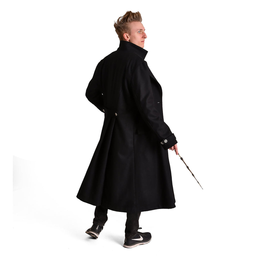 Produktbild Dunkler Magier Mantel schwarz