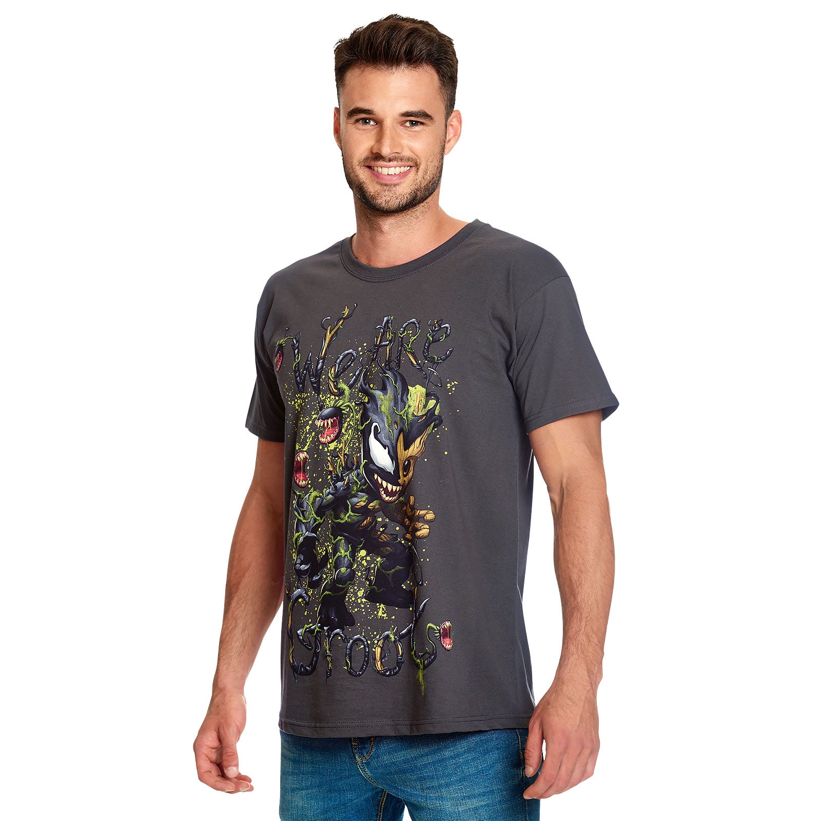 Produktbild Guardians of the Galaxy - Venomized Groot T-Shirt grau