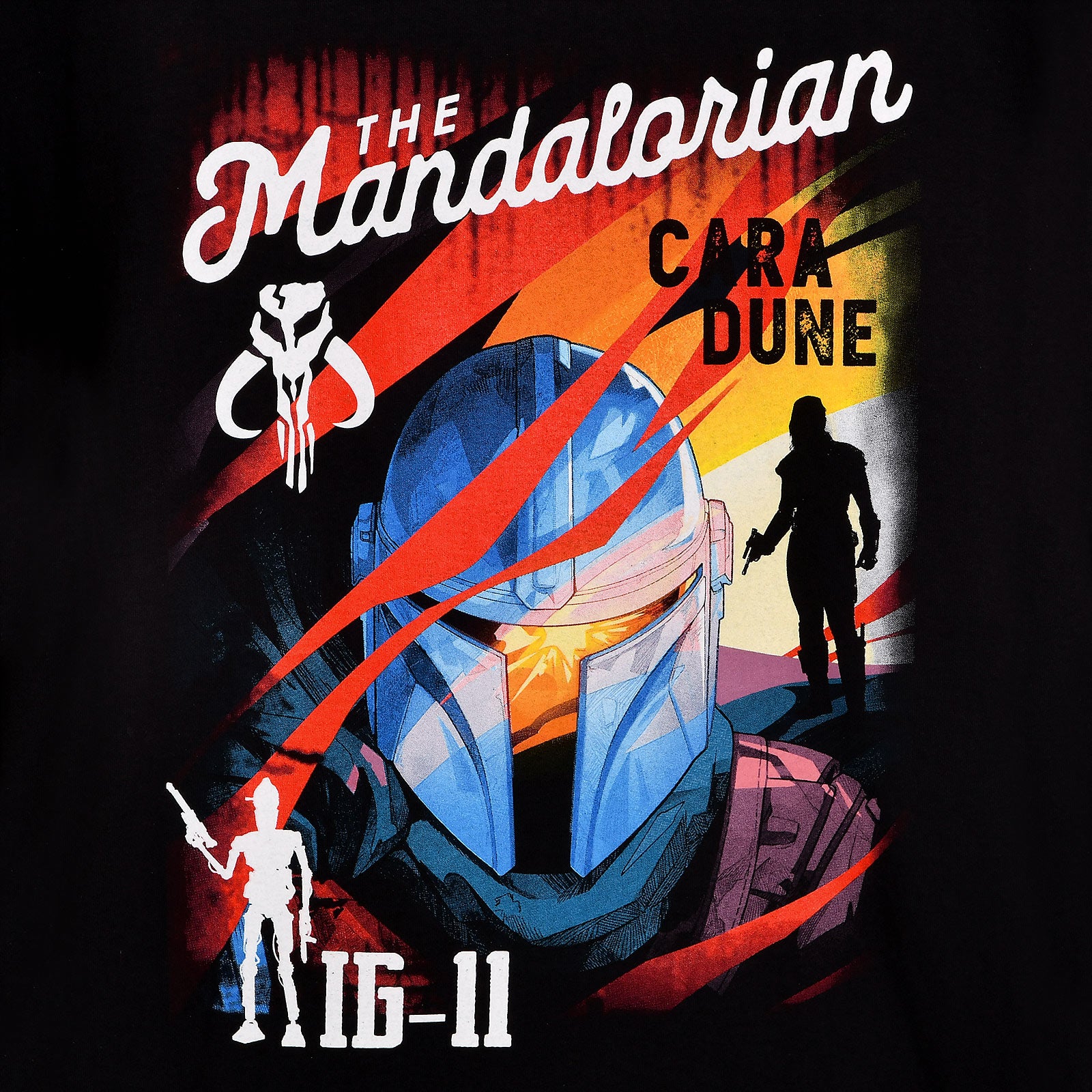 Produktbild The Mandalorian Hunters T-Shirt schwarz - Star Wars