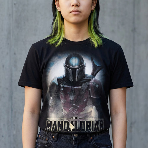 Product image The Mandalorian Fighter T-Shirt black - Star Wars
