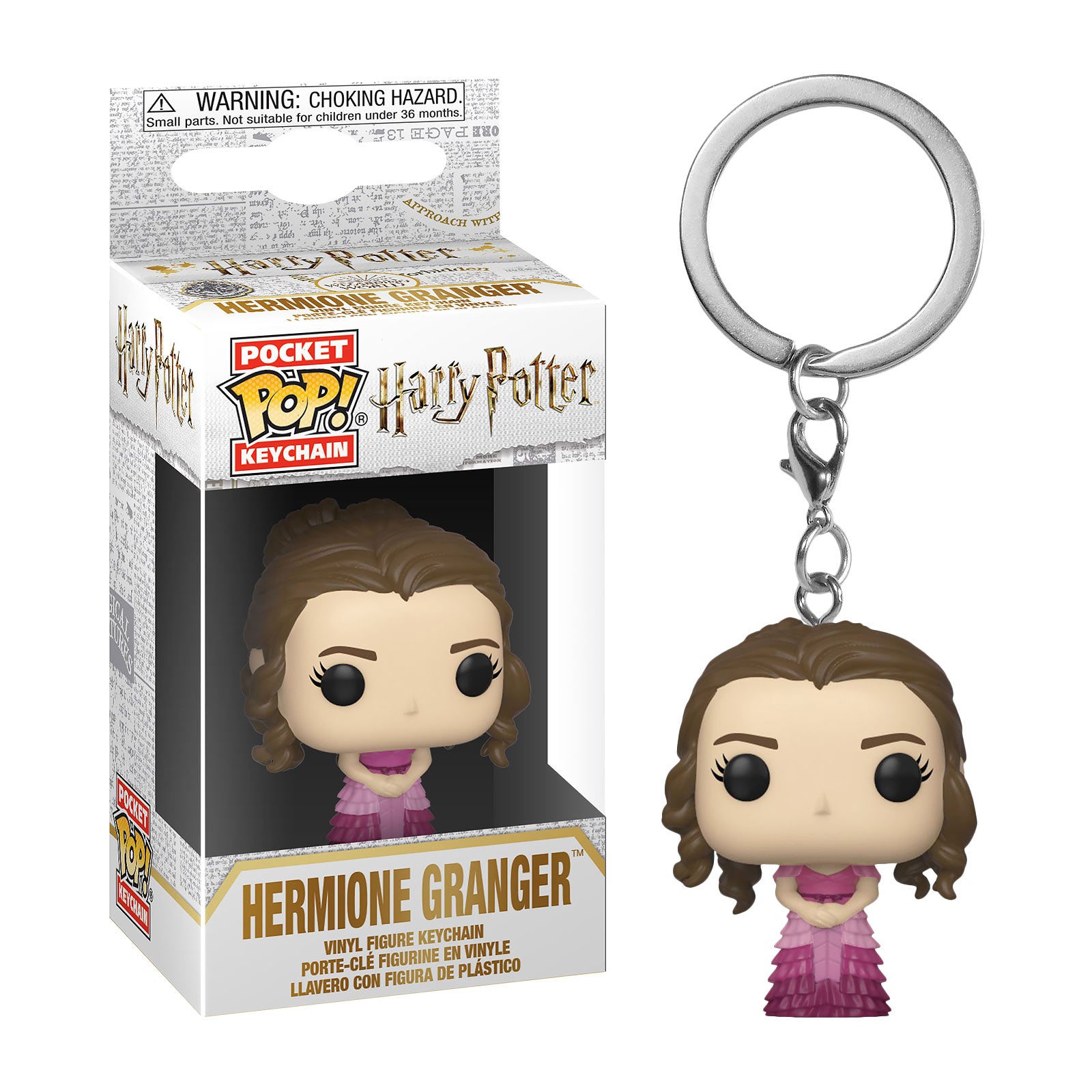 Produktbild Harry Potter - Hermine Yule Ball Funko Pop Schlüsselanhänger