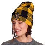 Produktbild Harry Potter - Hufflepuff Wappen Karo Mütze