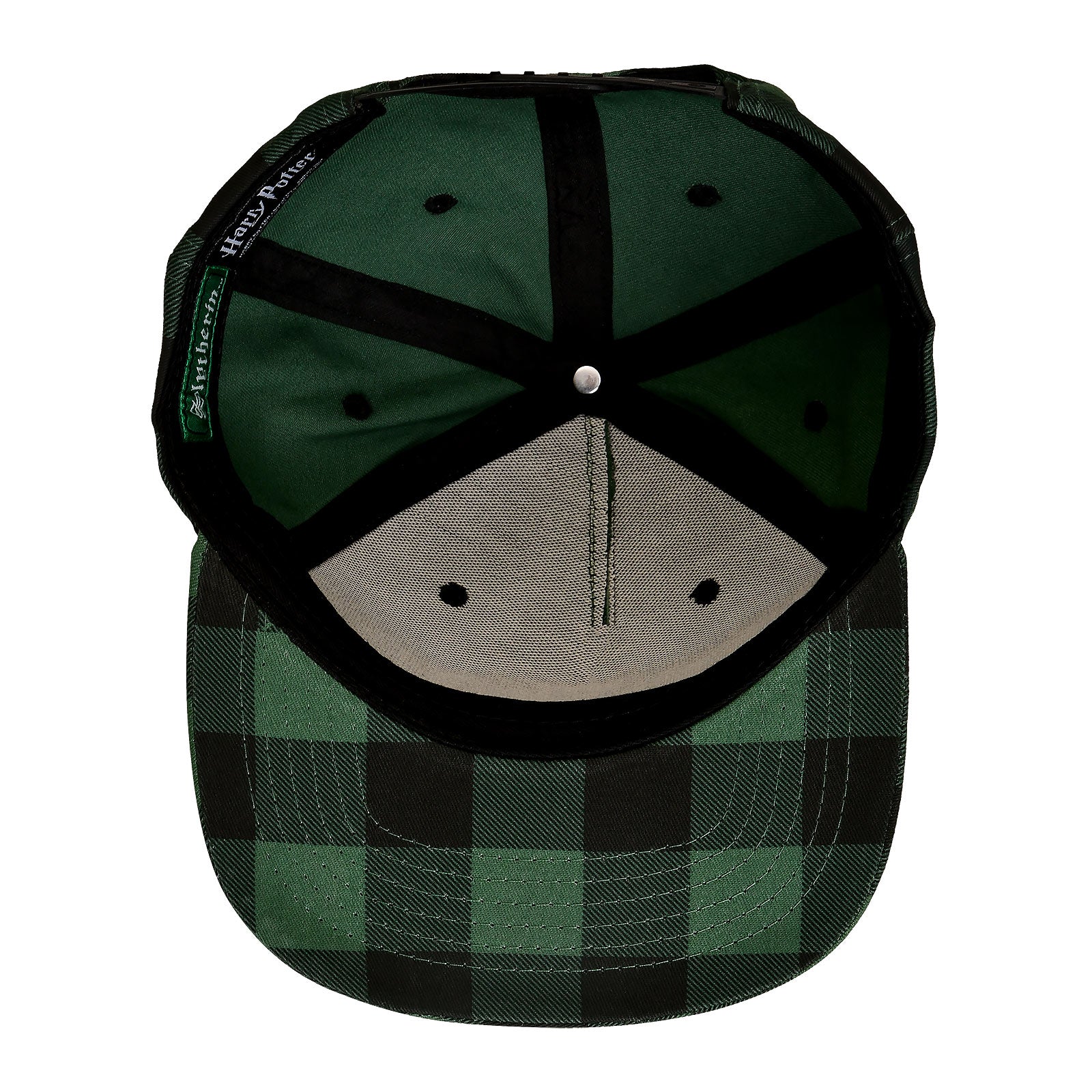 Produktbild Harry Potter - Slytherin Wappen Karo Snapback Cap
