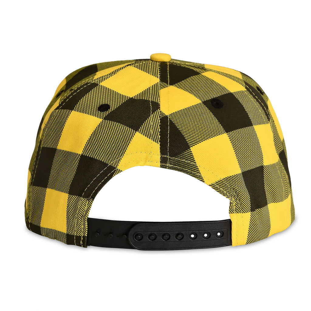 Produktbild Harry Potter - Hufflepuff Wappen Karo Snapback Cap