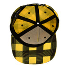 Produktbild Harry Potter - Hufflepuff Wappen Karo Snapback Cap