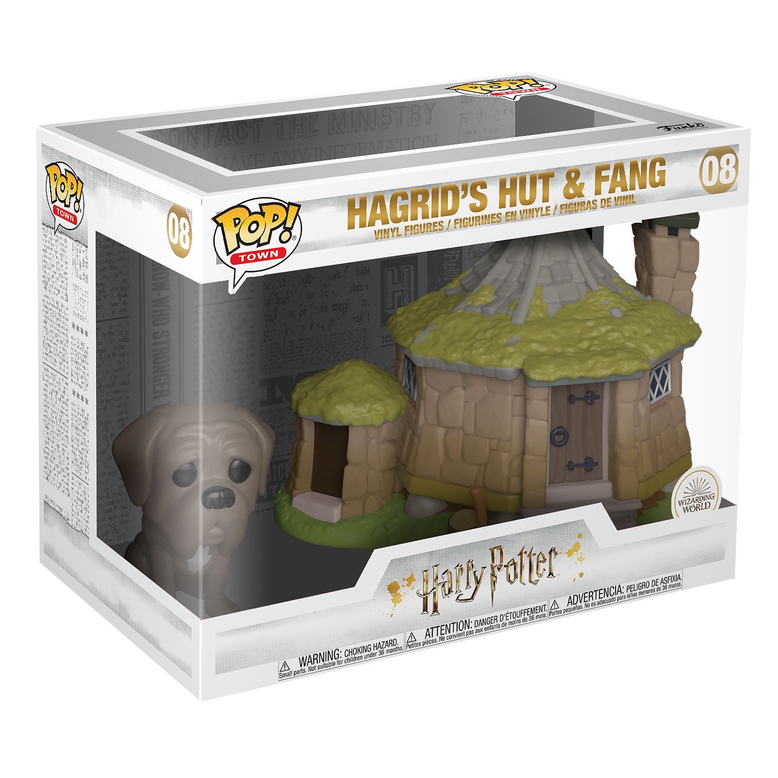 Produktbild Harry Potter - Hagrids Hütte mit Fang Funko Pop Figuren Set