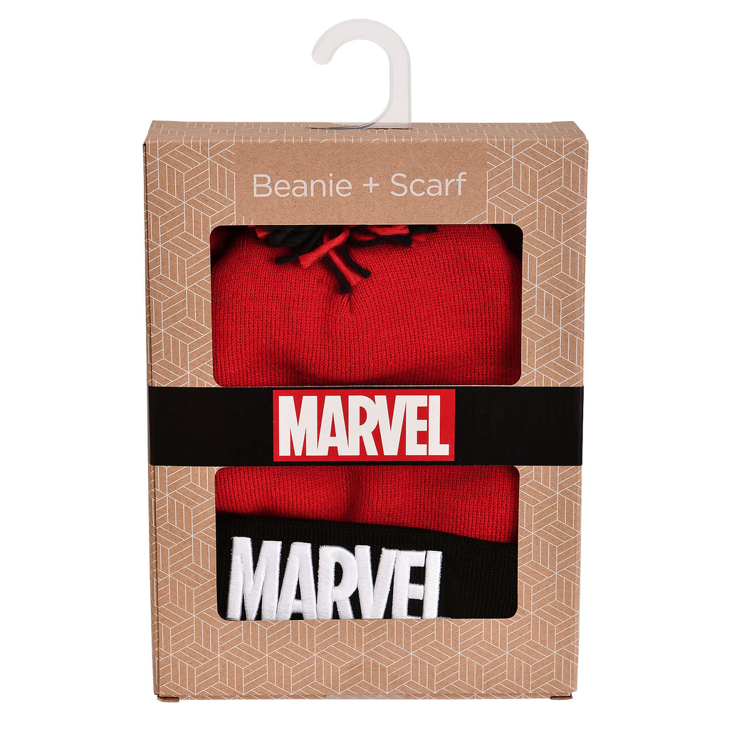Produktbild Marvel Mütze und Schal Geschenk Set