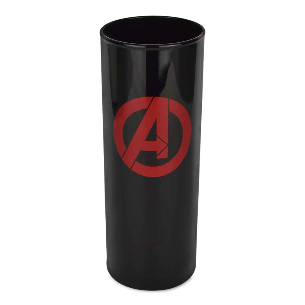 Produktbild Avengers Logo Glas schwarz